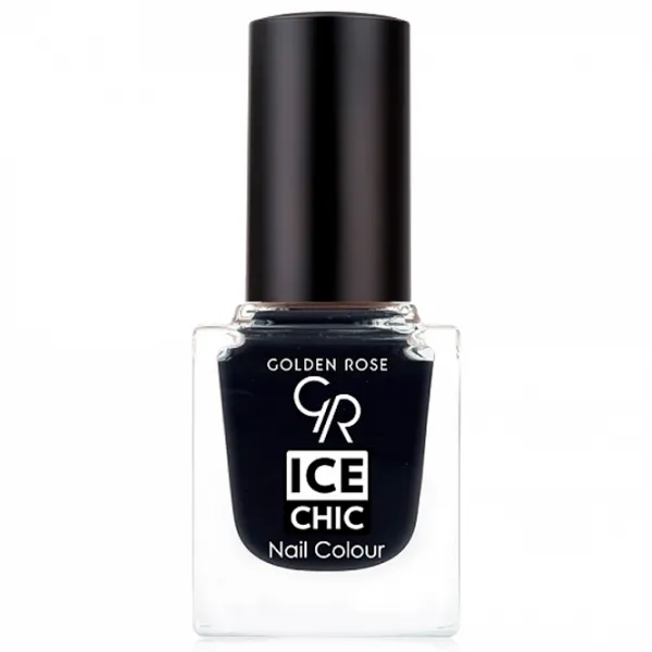 Лак для ногтей Golden Rose Ice Chic 10.5 мл/ Черный photo 1 Лак для ногтей Golden Rose Ice Chic 10.5 мл/ Черный photo 1