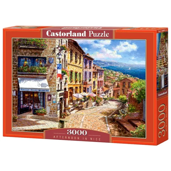 Puzzle 2D Castorland 3000 Afternoon in Nice 9+/ Numărul de piese: 3000 photo 1
