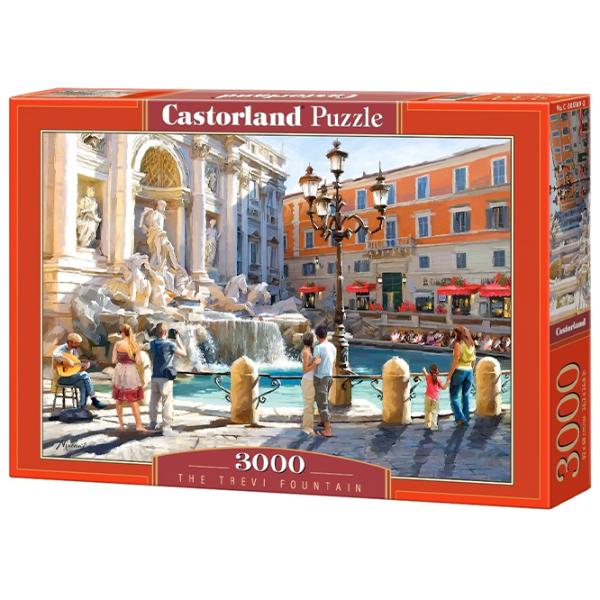Puzzle 2D Castorland 3000 The Trevi Fountain 9+/ Numărul de piese: 3000 photo 1