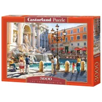 Puzzle 2D Castorland 3000 The Trevi Fountain 9+/ Numărul de piese: 3000