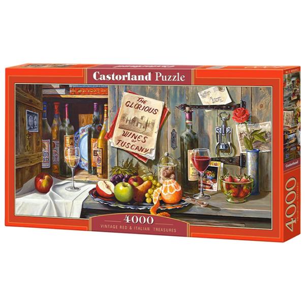 Пазл 2D Castorland 4000 Vintage Red & Italian Treasures 9+/ Количество деталей: 4000 photo 1