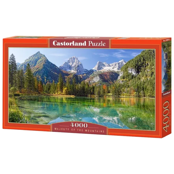 Puzzle 2D Castorland 4000 Majesty of the Mountains 9+/ Numărul de piese: 4000 photo 1