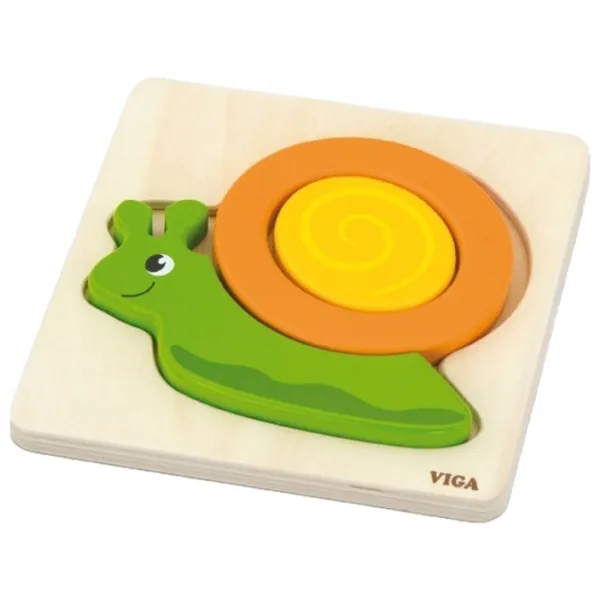 Puzzle VIGA Улитка 1.5+/ Количество деталей: 3 photo 1