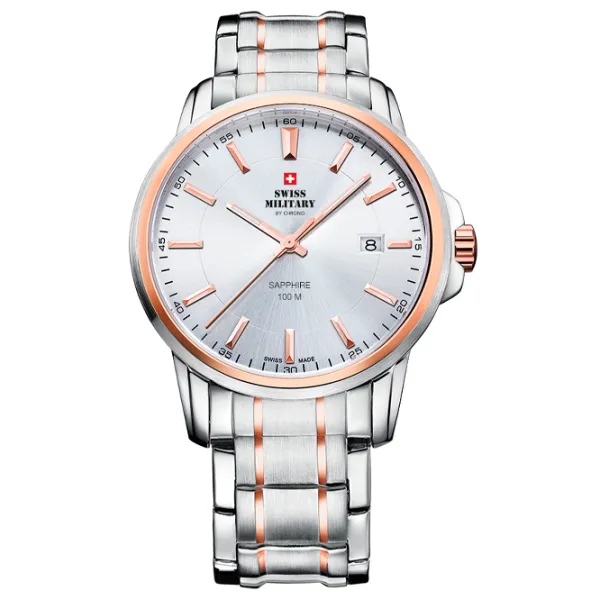 Ceas de mână pentru bărbați Swiss Military SM34039.12 Cuarț/ 40 mm photo 1 Ceas de mână pentru bărbați Swiss Military SM34039.12 Cuarț/ 40 mm photo 1