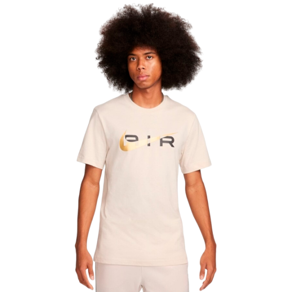 Tricou pentru bărbați Nike M Nsw Sw Air Graphic Tee 100% bumbac/ Beige photo 1