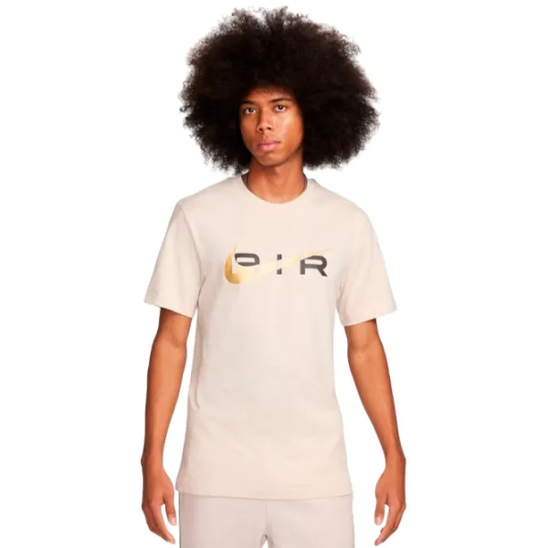 Tricou pentru bărbați Nike M Nsw Sw Air Graphic Tee 100% bumbac/ Beige photo 1