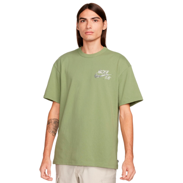 Футболка для мужчин Nike U Nk Sb Tee M90 Sust Yuto 100% хлопок/ Желто-зеленый photo 1