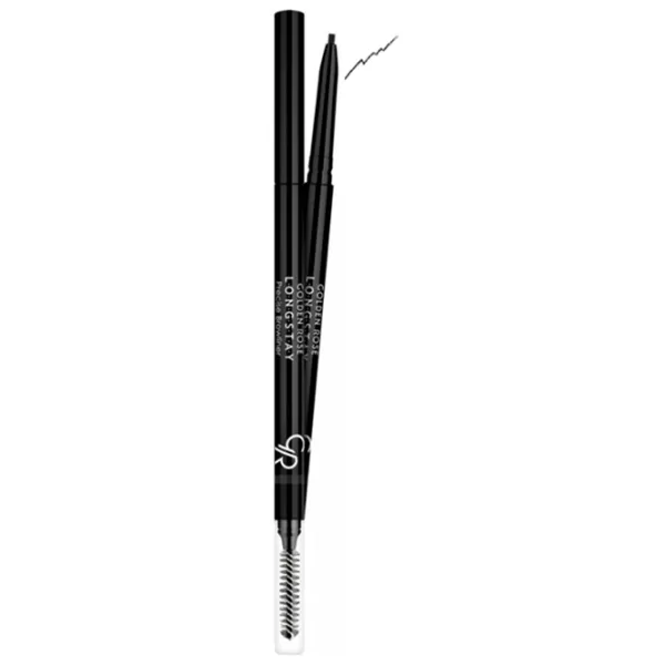 Creion pentru sprâncene Golden Rose Longstay Precise Browliner Dark Gray photo 1 Creion pentru sprâncene Golden Rose Longstay Precise Browliner Dark Gray photo 1