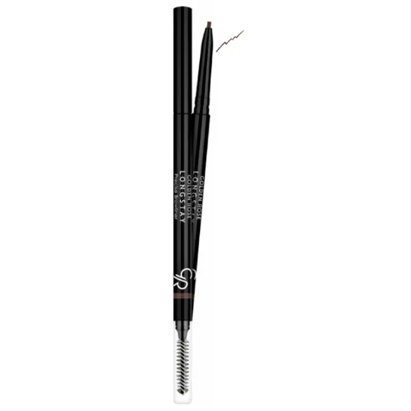 Карандаш для бровей Golden Rose Longstay Precise Browliner Коричневый photo 1 Карандаш для бровей Golden Rose Longstay Precise Browliner Коричневый photo 1