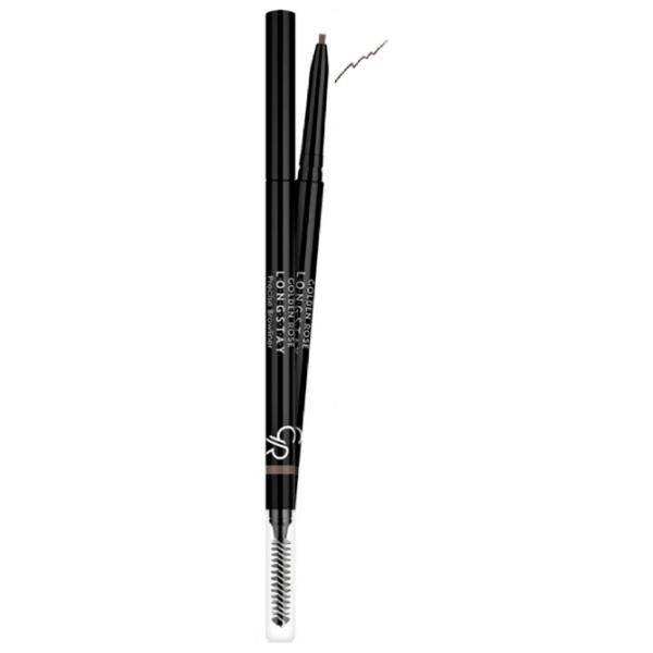 Карандаш для бровей Golden Rose Longstay Precise Browliner Светло-коричневый photo 1 Карандаш для бровей Golden Rose Longstay Precise Browliner Светло-коричневый photo 1
