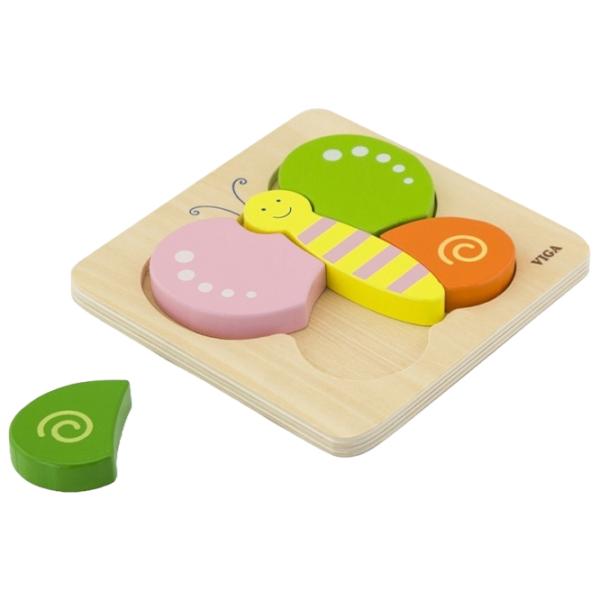 Puzzle VIGA Бабочка 1.5+/ Количество деталей: 5 photo 1