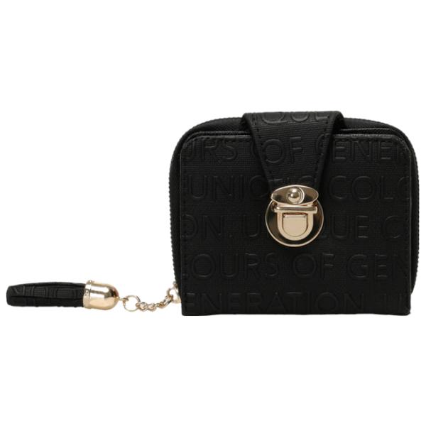 Portmoneu pentru femei Polaris Wallet 3W KILIT LOGO CZDN 3PR Piele artificială/ Black photo 1