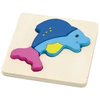 Puzzle VIGA Pește 1.5+/ Numărul de piese: 4