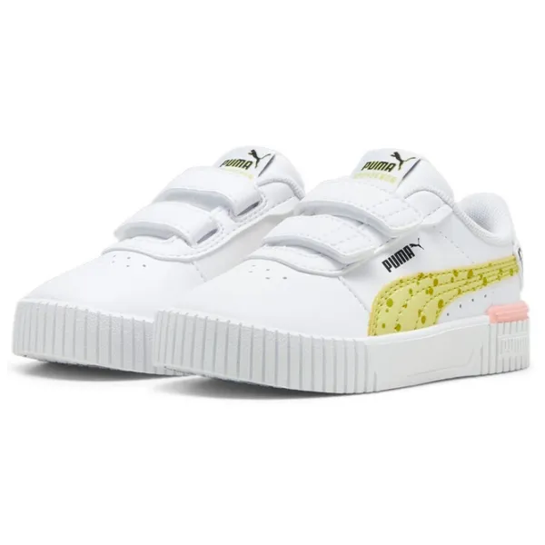 Ghete pentru fetiţe Puma Carina 2.0 Spongebob II V Inf White photo 1