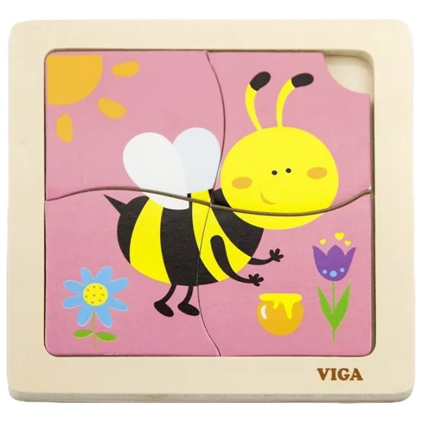 Puzzle VIGA Albina 1.5+/ Numărul de piese: 4 photo 1 Puzzle VIGA Albina 1.5+/ Numărul de piese: 4 photo 1