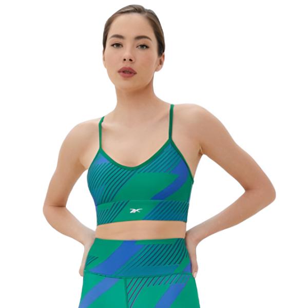 Bustieră pentru femei Reebok WOR Train AOP Br Green photo 1