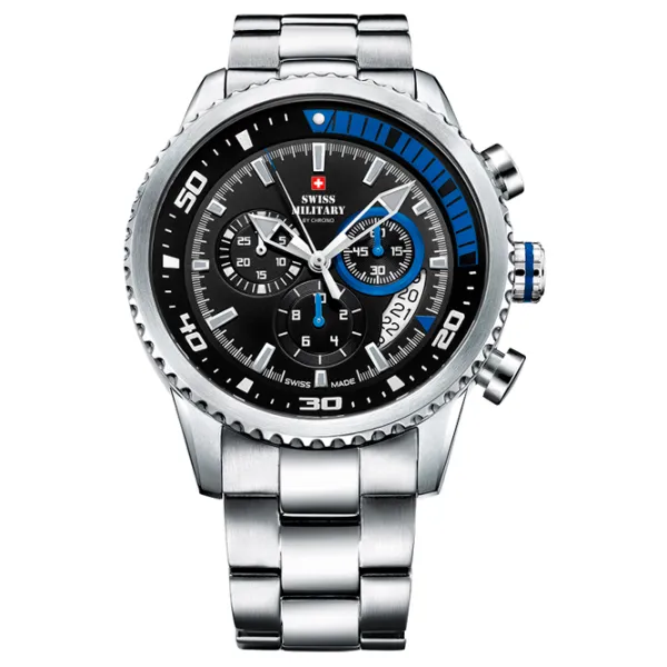 Ceas de mână pentru bărbați Swiss Military SM34042.04 Cuarț/ 44 mm photo 1 Ceas de mână pentru bărbați Swiss Military SM34042.04 Cuarț/ 44 mm photo 1