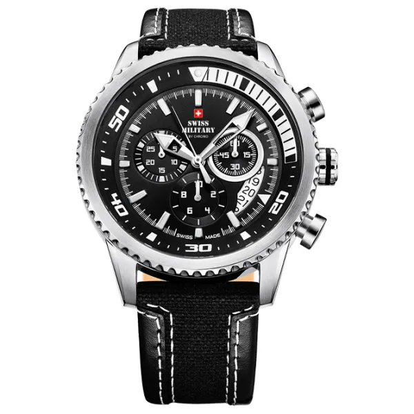 Ceas de mână pentru bărbați Swiss Military SM34042.05 Cuarț/ 44 mm photo 1 Ceas de mână pentru bărbați Swiss Military SM34042.05 Cuarț/ 44 mm photo 1