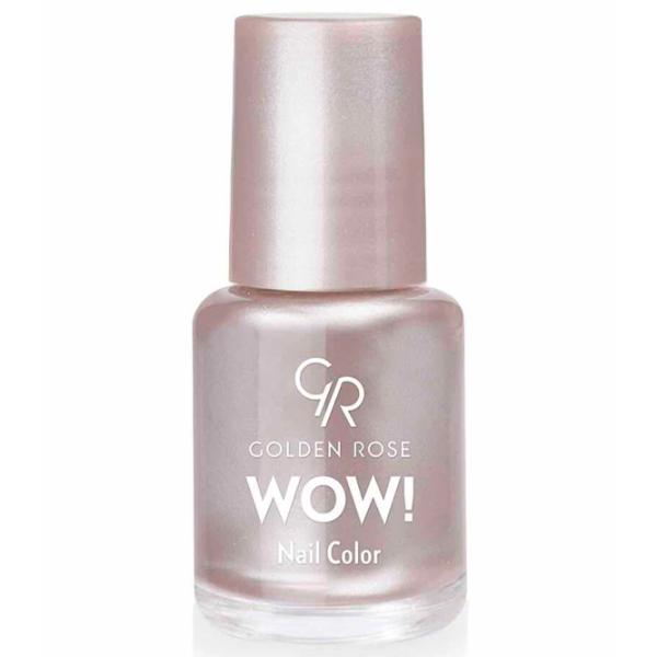 Лак для ногтей Golden Rose Wow 6 мл/ Серебристый photo 1