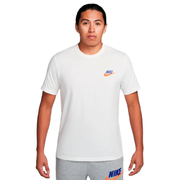 Tricou pentru bărbați Nike M Nsw Tee Club+ Lbr 100% bumbac/ White photo 1