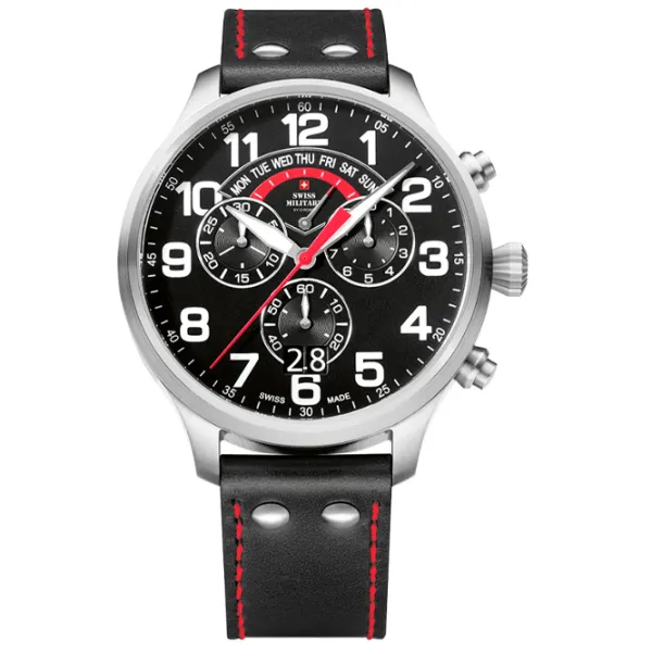 Ceas de mână pentru bărbați Swiss Military SM34038.01 Cuarț/ 48 mm photo 1 Ceas de mână pentru bărbați Swiss Military SM34038.01 Cuarț/ 48 mm photo 1