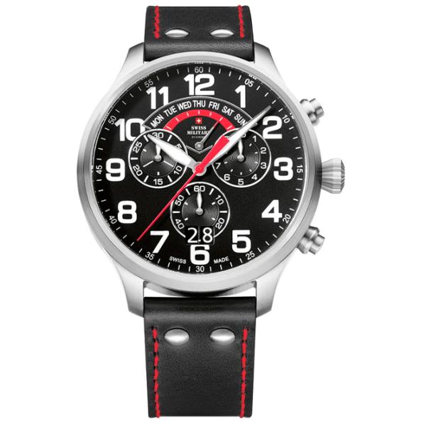 Ceas de mână pentru bărbați Swiss Military SM34038.01 Cuarț/ 48 mm photo 1 Ceas de mână pentru bărbați Swiss Military SM34038.01 Cuarț/ 48 mm photo 1