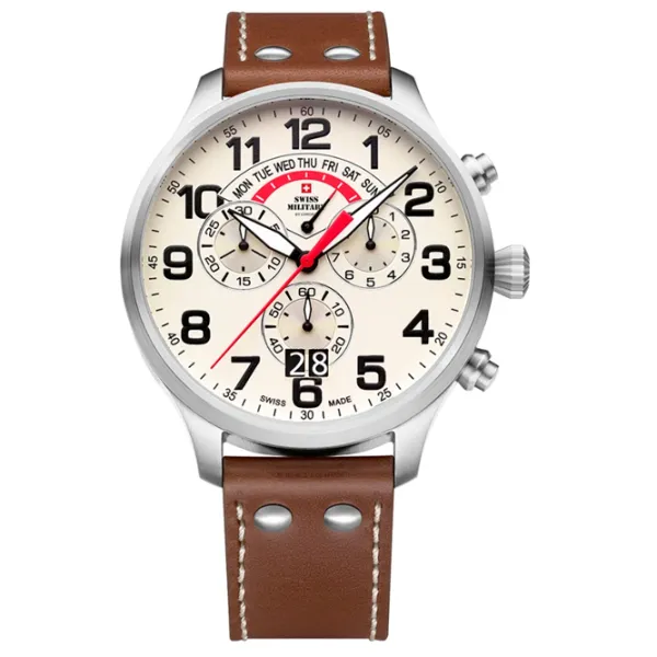Ceas de mână pentru bărbați Swiss Military SM34038.03 Cuarț/ 48 mm photo 1