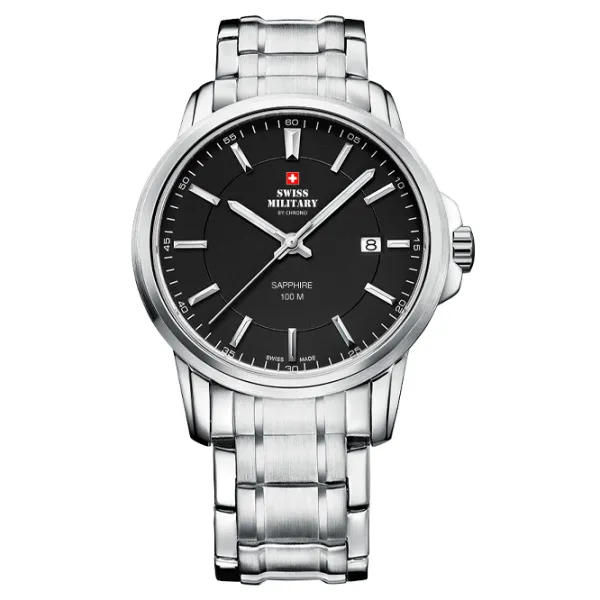 Ceas de mână pentru bărbați Swiss Military SM34039.01 Cuarț/ 40 mm photo 1