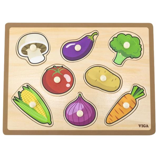 Puzzle VIGA Овощи 1.5+/ Количество деталей: 8 photo 1