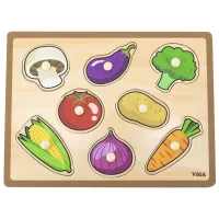 Puzzle VIGA Legume 1.5+/ Numărul de piese: 8