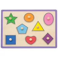 Puzzle VIGA Figuri geometrice 1.5+/ Numărul de piese: 8