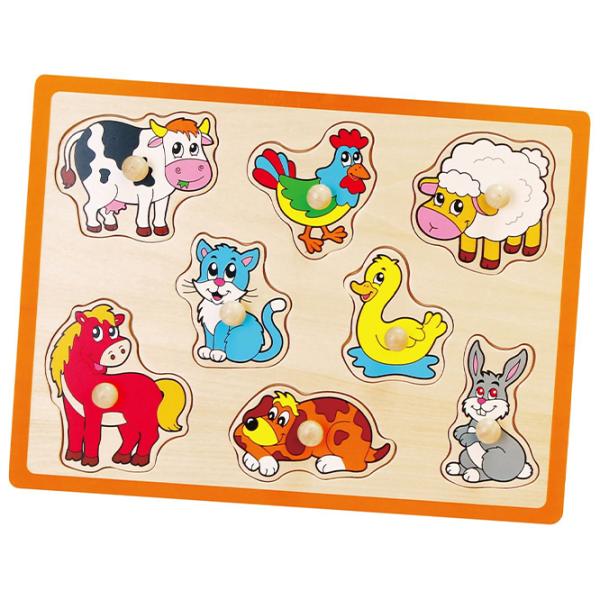 Puzzle VIGA Animalele de la fermă 1.5+/ Numărul de piese: 8 photo 1