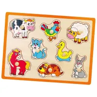 Puzzle VIGA Животные на ферме 1.5+/ Количество деталей: 8