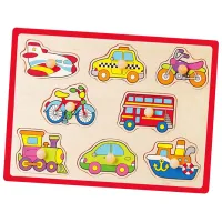Puzzle VIGA Mijloace de transport 1.5+/ Numărul de piese: 8