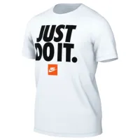 Tricou pentru bărbați Nike M Nsw Tee Fran Jdi Verbiage 100% bumbac/ White