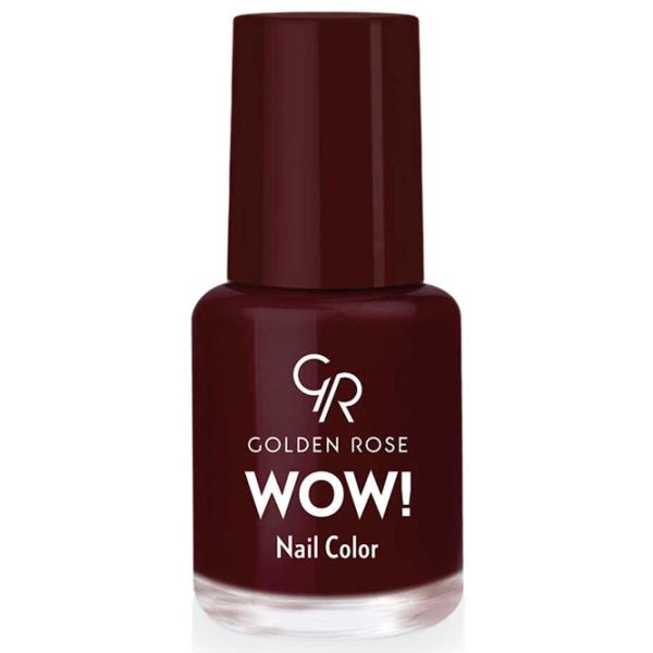 Лак для ногтей Golden Rose Wow 6 мл/ Бордо photo 1 Лак для ногтей Golden Rose Wow 6 мл/ Бордо photo 1