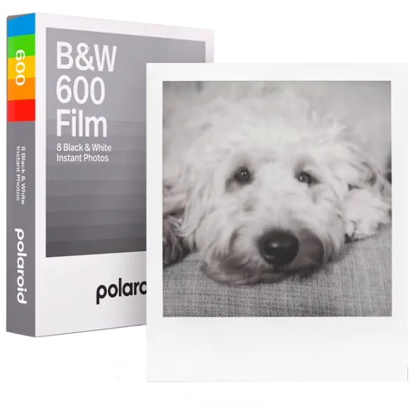Фотобумага для Polaroid 600, Polaroid Now, Polaroid Now+, Polaroid Lab, OneStep 2, OneStep+ (8шт.) Черно-белое/ A6/ Белый photo 1