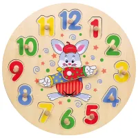 Puzzle VIGA Часы 2+/ Количество деталей: 12
