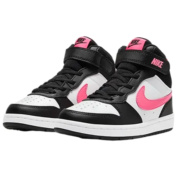 Кеды для девочек Nike Court Borough Mid 2 Ps Черный photo 1