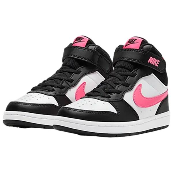 Кеды для девочек Nike Court Borough Mid 2 Ps Черный photo 1