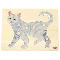 Puzzle VIGA Pisica 1.5+/ Numărul de piese: 8
