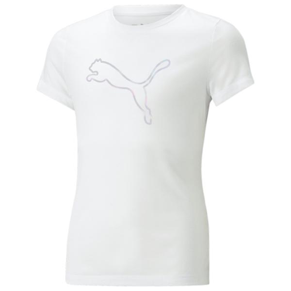 Tricou pentru fete Puma Nova Shine Tee G 122 - 128 cm / White photo 1