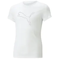 Tricou pentru fete Puma Nova Shine Tee G 122 - 128 cm / White