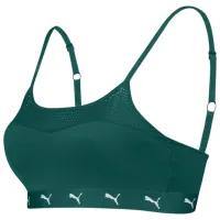Бюстгальтер для женщин Puma Padded Sporty Top 1P XS/ Зелёный/ На ремнях