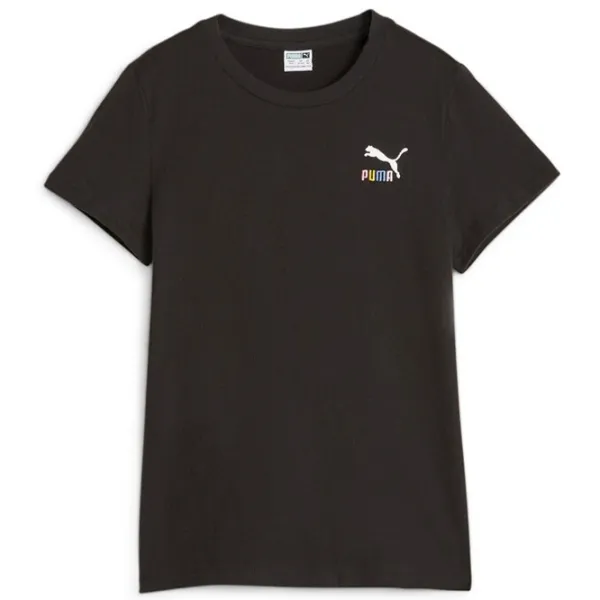 Tricou pentru fete Puma Classics Sweater Wthr Logo Tee G 122 - 128 cm / Black photo 1 Tricou pentru fete Puma Classics Sweater Wthr Logo Tee G 122 - 128 cm / Black photo 1