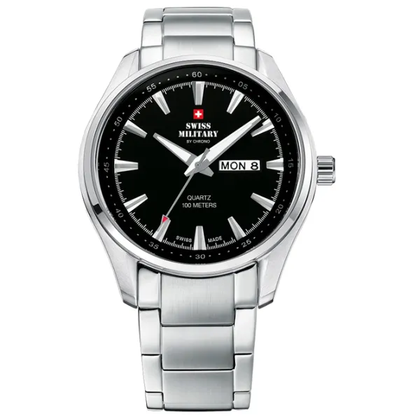 Ceas de mână pentru bărbați Swiss Military SM34027.01 Cuarț/ 44 mm photo 1 Ceas de mână pentru bărbați Swiss Military SM34027.01 Cuarț/ 44 mm photo 1