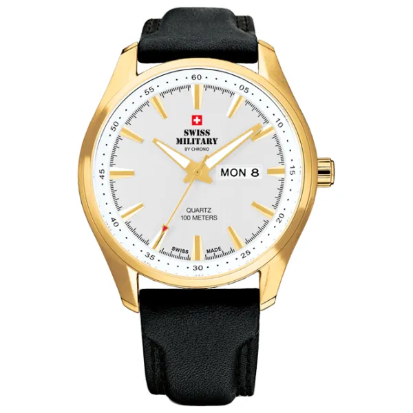 Ceas de mână pentru bărbați Swiss Military SM34027.08 Cuarț/ 44 mm photo 1 Ceas de mână pentru bărbați Swiss Military SM34027.08 Cuarț/ 44 mm photo 1