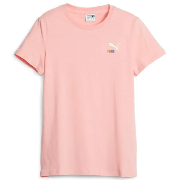 Футболка для девочек Puma Classics Sweater Wthr Logo Tee G 159 - 164 см / Розовый photo 1
