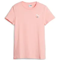 Tricou pentru fete Puma Classics Sweater Wthr Logo Tee G 159 - 164 cm / Pink