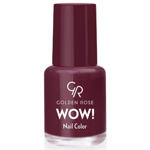 Лак для ногтей Golden Rose Wow 6 мл/ Бордо photo 1
